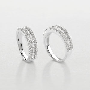 Hai aggiunto RING IN WHITE GOLD AND DIAMONDS ABX14826 GIORGIO VISCONTI al tuo carrello.