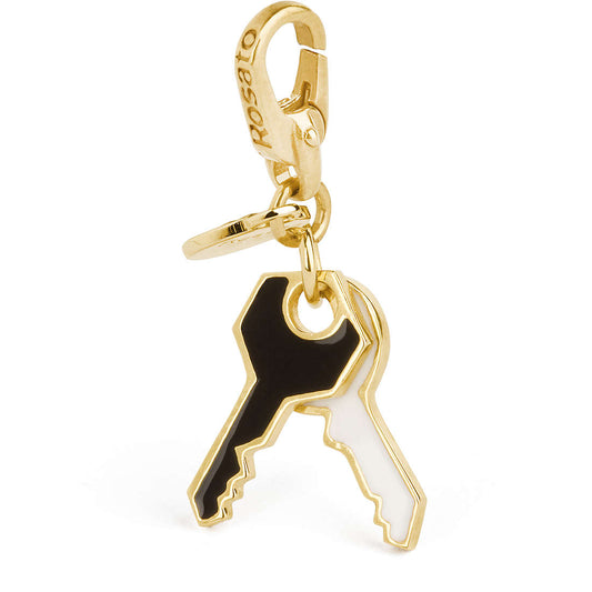 Charm Rosato My Baby - Argento 925 Con Scarpina Bambina Smalto Rosa, Codice RBB028 - Foto 4