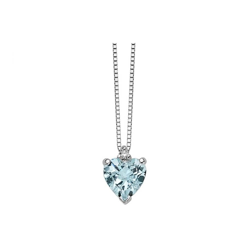 Collana Donnaoro in oro  con acquamarina e brillanti DHPA7183.002