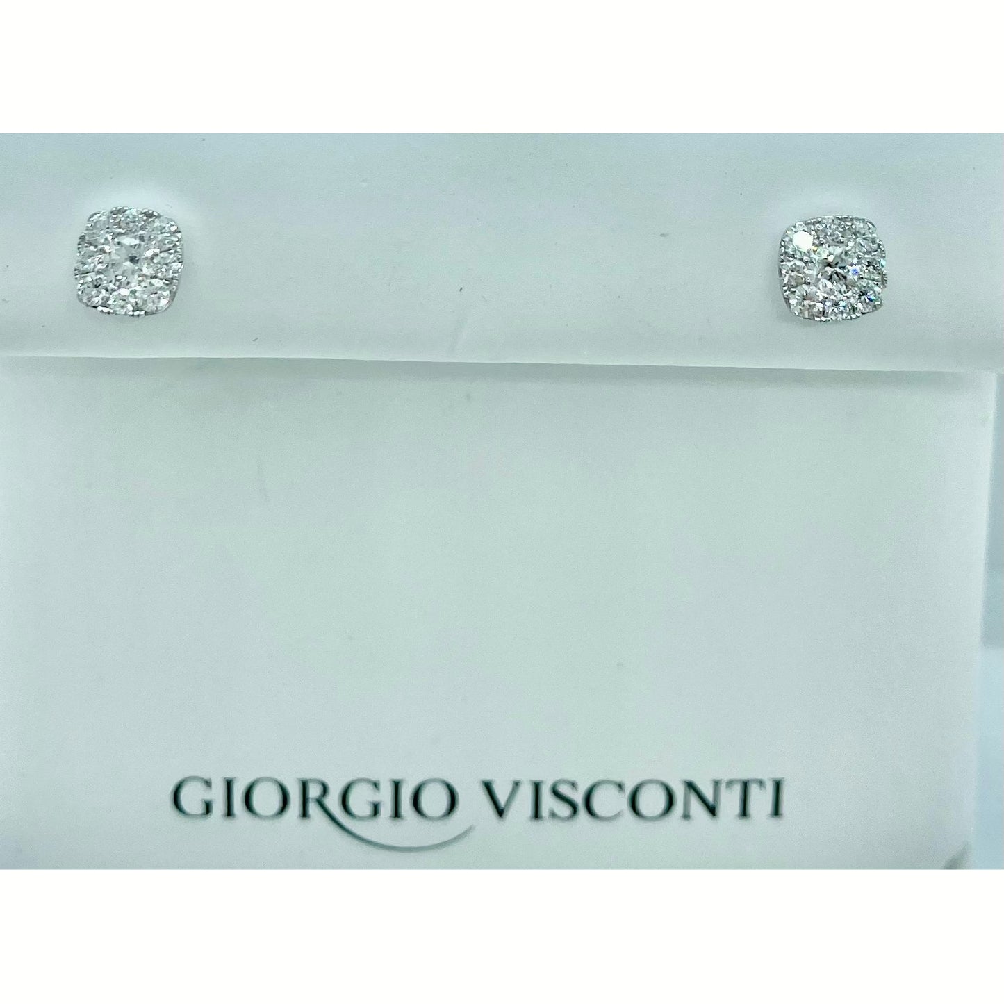 Orecchini in oro bianco e diamanti Giorgio Visconti BBX38719