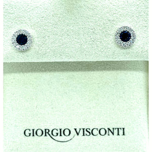 Hai aggiunto Orecchini in oro bianco con zaffiri e  diamanti Giorgio Visconti  BB36834Z al tuo carrello.