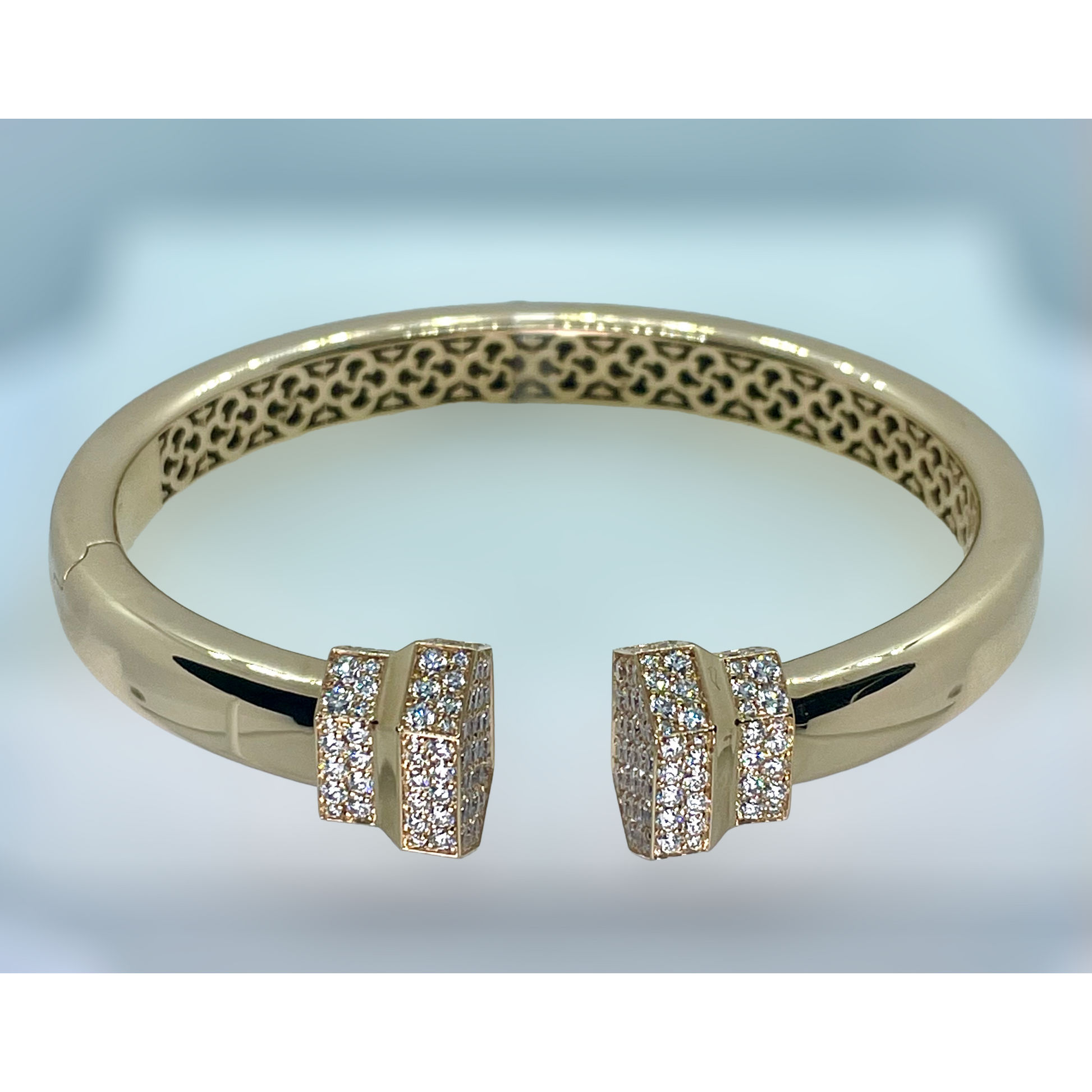 Joielavie 3 mm Bracciale rigido placcato lucido liscio elegante Joielavie 3 mm Bracciale rigido placcato lucido liscio elegante