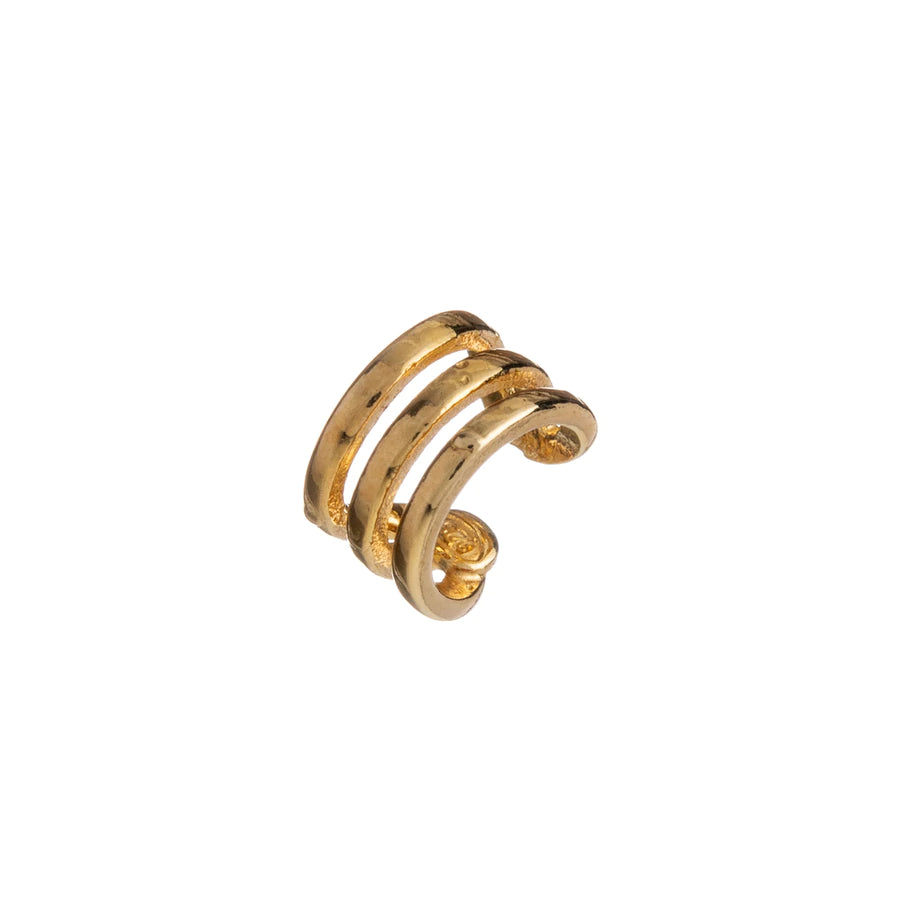 Dark Khaki ORECCHINI EAR CUFF  ALISIA - CAMDEN AL2428-Oro