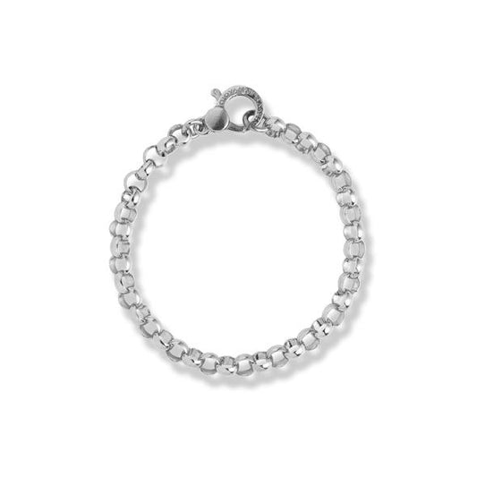 Light Gray BRACCIALE ROLO MOSCHETTONE cod. 9112 Giovanni Raspini