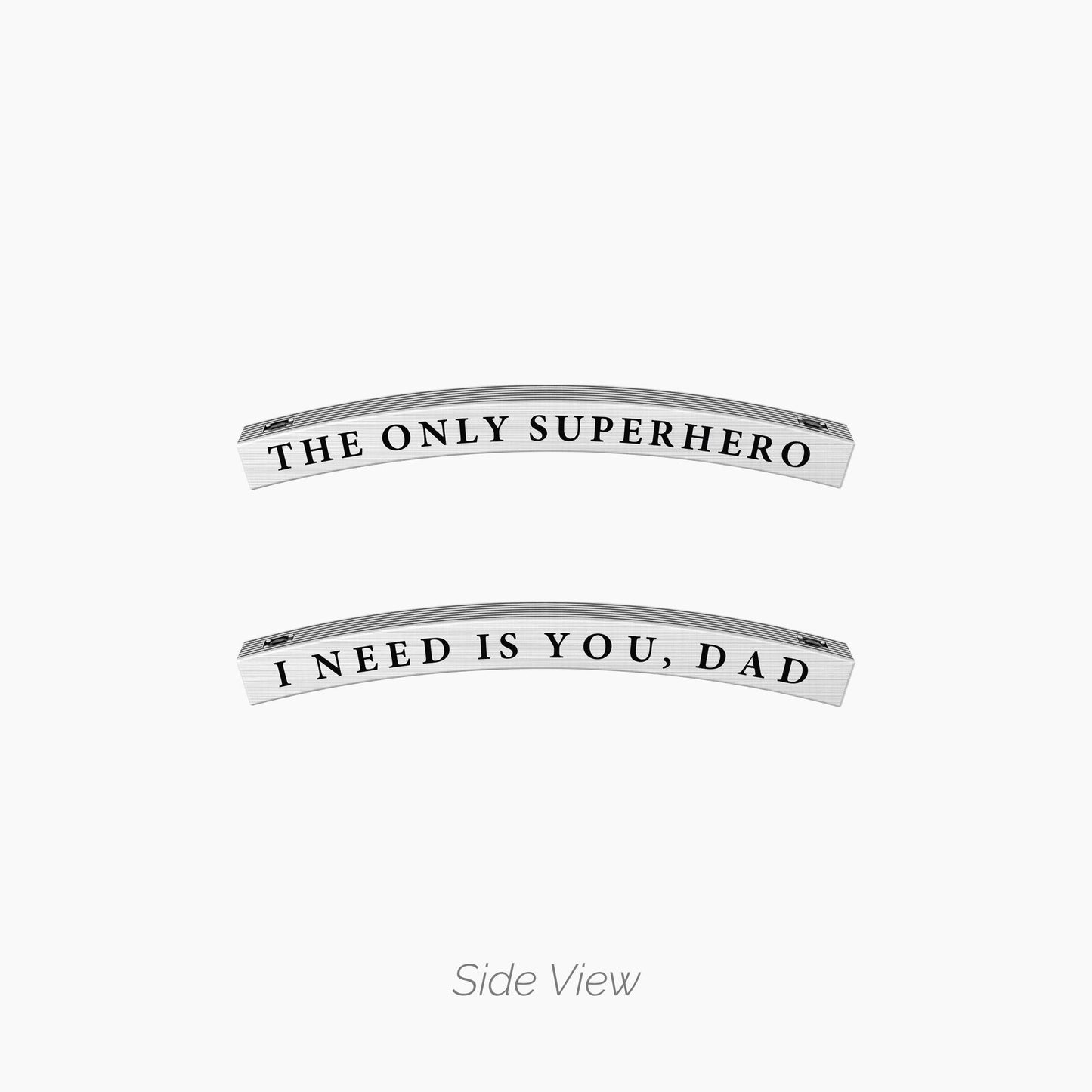 Bracciale Kidult Uomo THE ONLY SUPERHERO I NEED IS YOU, DAD 732133