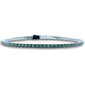 Hai aggiunto TENNIS BRACELET IN GOLD AND EMERALDS RECARLO T39SE884/NSM-19 al tuo carrello.