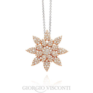 Hai aggiunto Girocollo a Stella in oro rosa con diamanti Giorgio Visconti G38594 al tuo carrello.