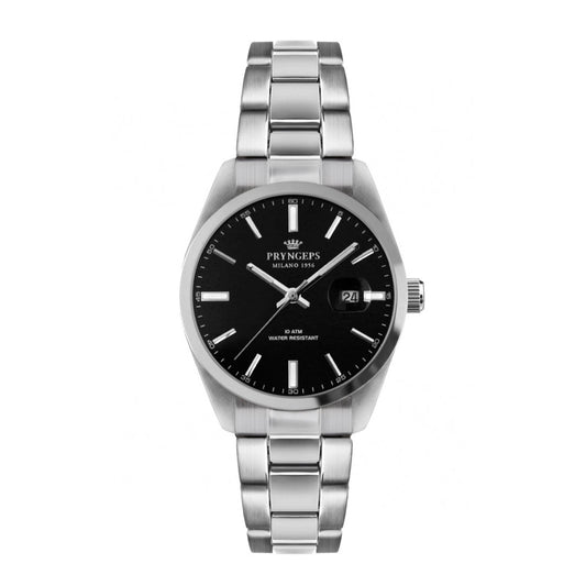 Gray OROLOGIO PRYNGEPS A1072 QUARTZ ACCIAIO BRACCIALE SOLIDO DONNA