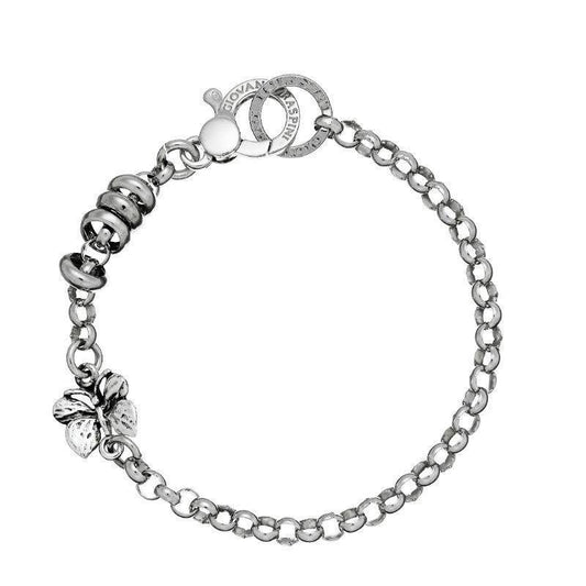 Light Gray BRACCIALE ROULETTE FARFALLA  GIOVANNI RASPINI 9441