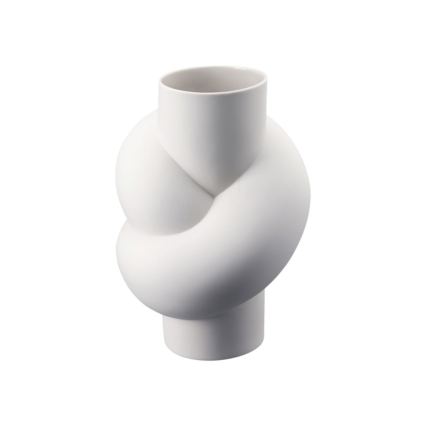 Vaso node bianco  25cm Rosenthal